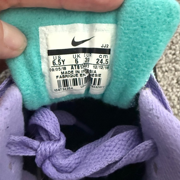 Nike Air Max 1 Have A Nike Day Space Purple Bleached Coral Women's Size 6.5 - Picture 8 of 9